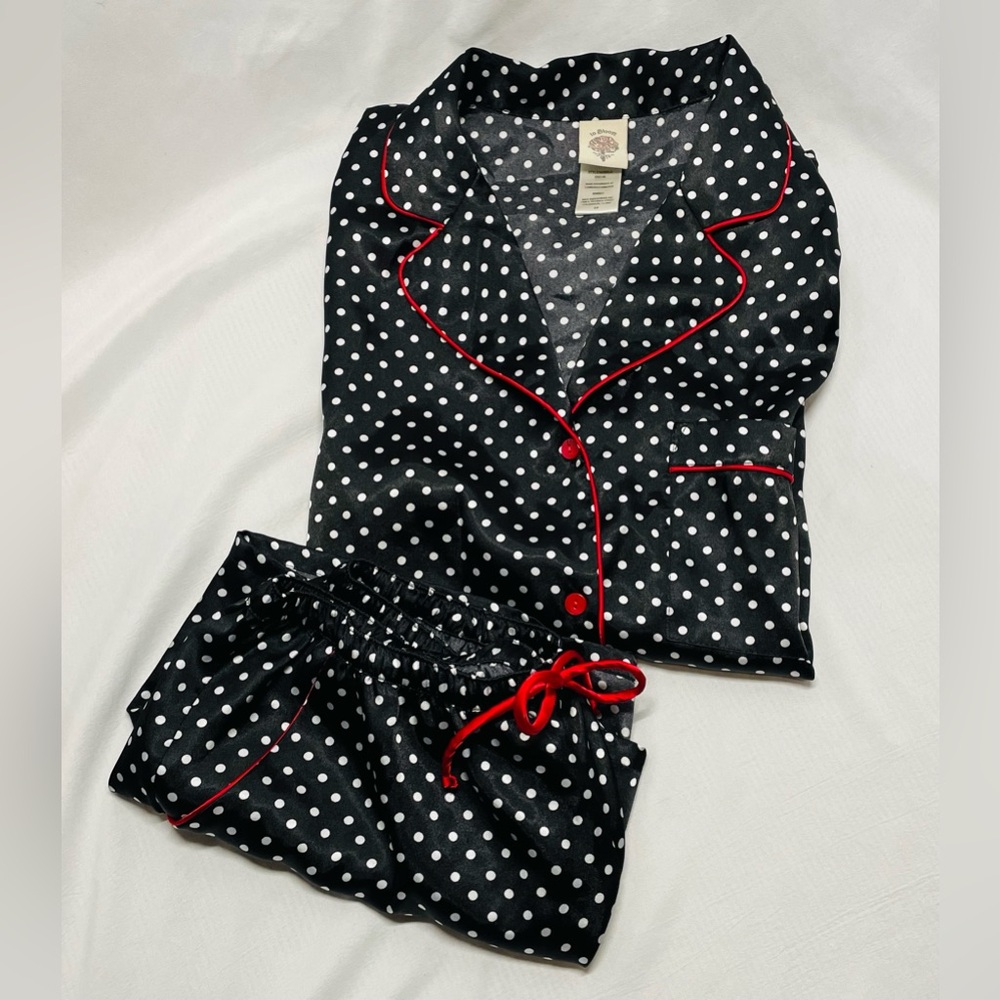 Black and White Polka Dot Pj set - In Bloom by Jonquil